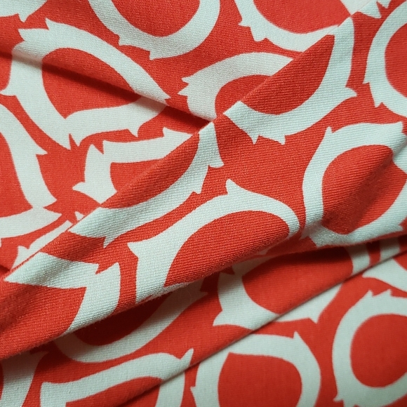 *3 for $25*  Boden Orange & White V-Neck Pull Over Maxi Dress - Size 10 - Picture 3 of 9